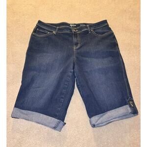 Style & Co Skimmer Shorts Womens Size 14 Pockets Stretch